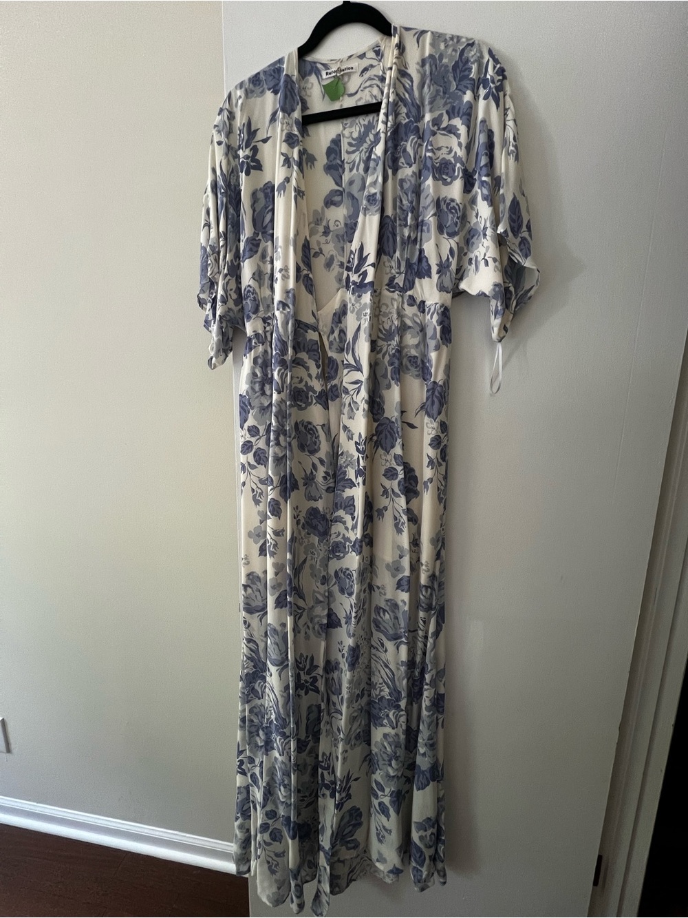 Reformation Blue and White Floral Dress - Picture 3 of 6